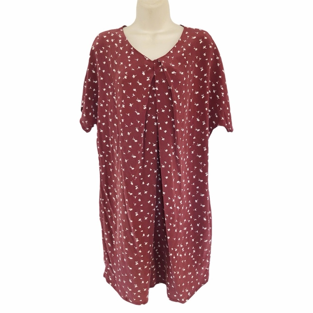 Amour Vert Red and White Mini Dress